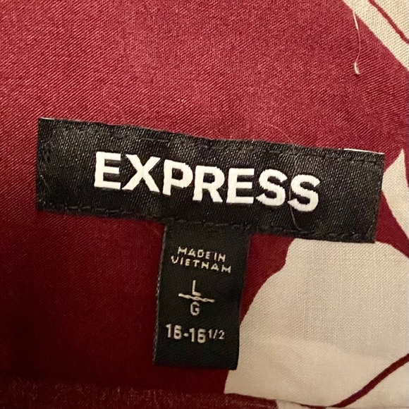 Express Men's Dress Shirt Size L NEVER WORN. - Picture 4 of 4